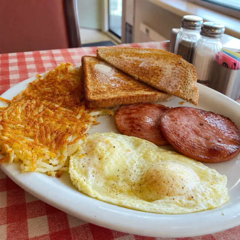 Canadian Bacon & Eggs