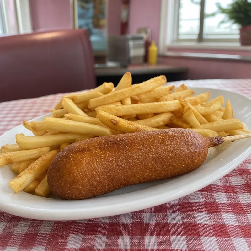 Jr. Corn Dog & Fries
